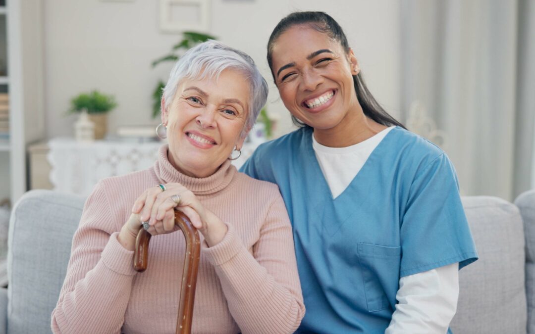 senior home care in Bothell, WA caregiver providing in-home support