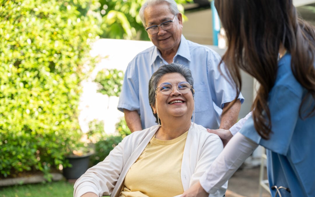Companion care for seniors Phoenix, AZ caregiver providing friendly visits, social support, meal preparation, errands, and companionship at home